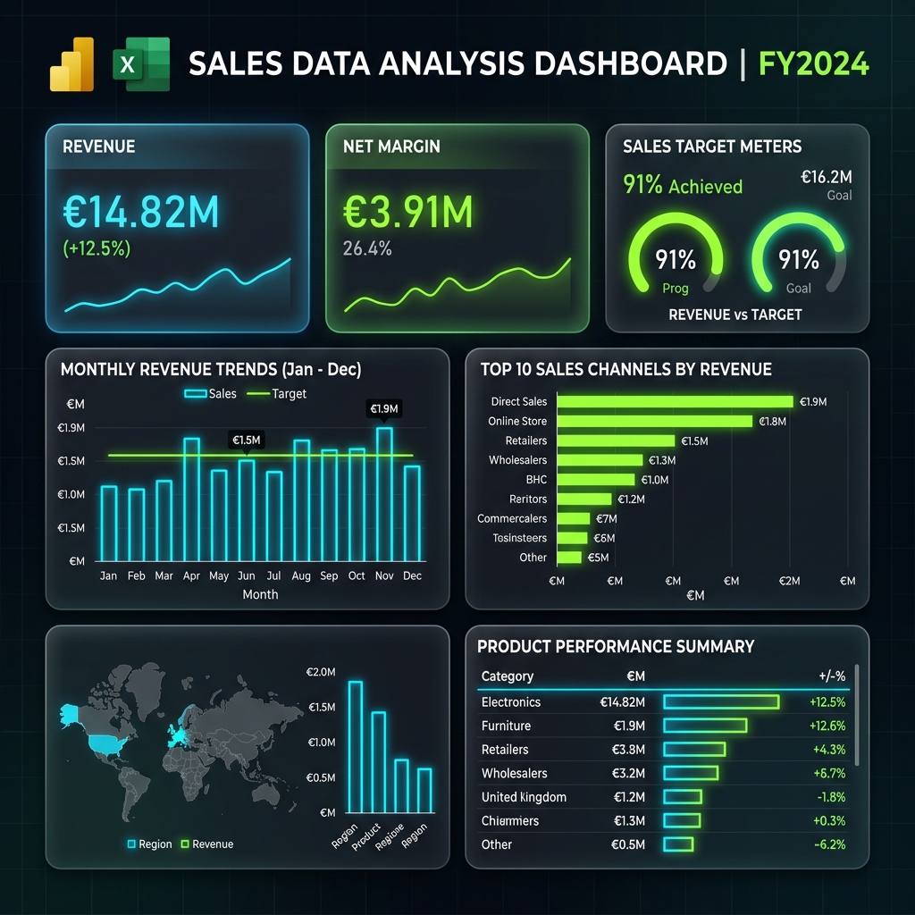 Excel Sales Data Analysis